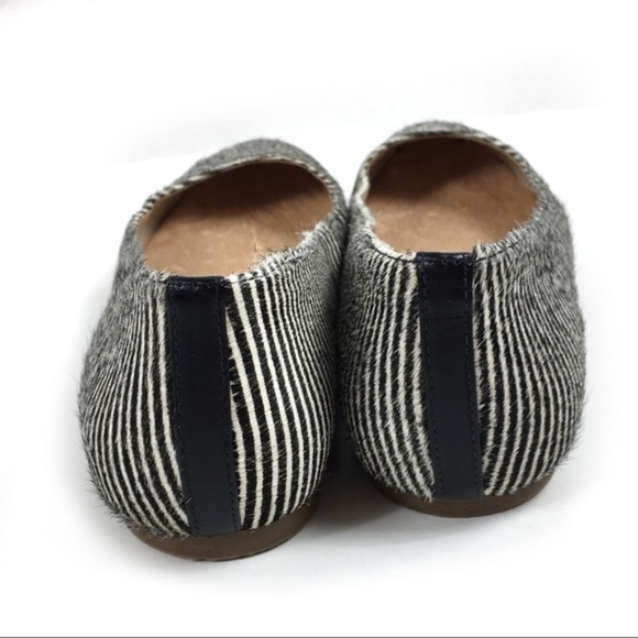 These Dr. Scholl's women's calf hair striped flats - Picture 2 of 8